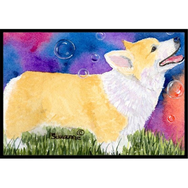 Jensendistributionservices 18 x 27 in. Corgi Indoor Outdoor Doormat MI2557840